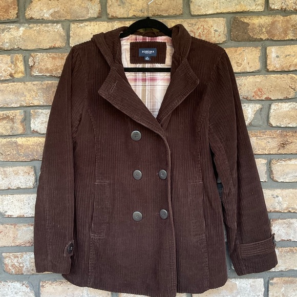 Sonoma Jackets & Blazers - Vtg Sonoma Brown Corduroy Coat